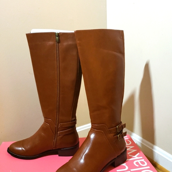 Lauren Blakwell Womens Lydia Riding Boot In Cognac Brown - Picture 3 of 10